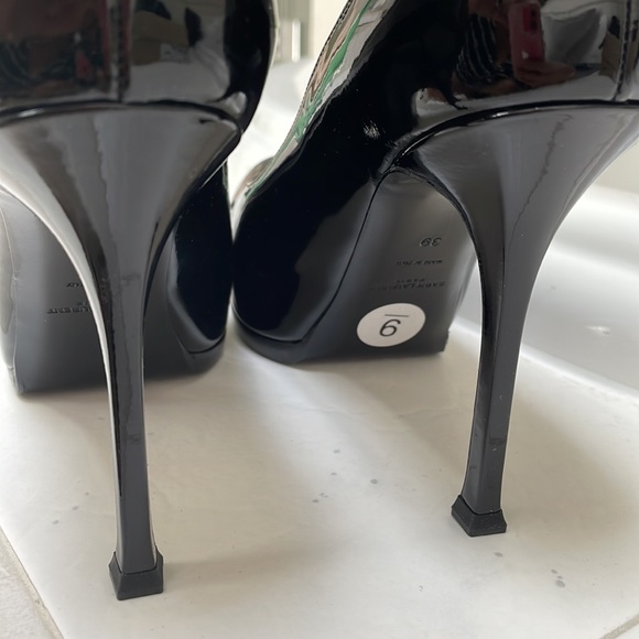 Saint Laurent Patent Leather Tribtoo Stiletto Pumps size 39 - Picture 7 of 10
